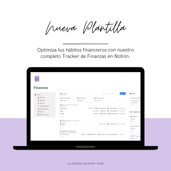 Tracker de Finanzas en Notion: Organiza tus Finanzas con esta Plantilla