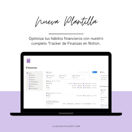 Tracker de Finanzas en Notion: Organiza tus Finanzas con esta Plantilla